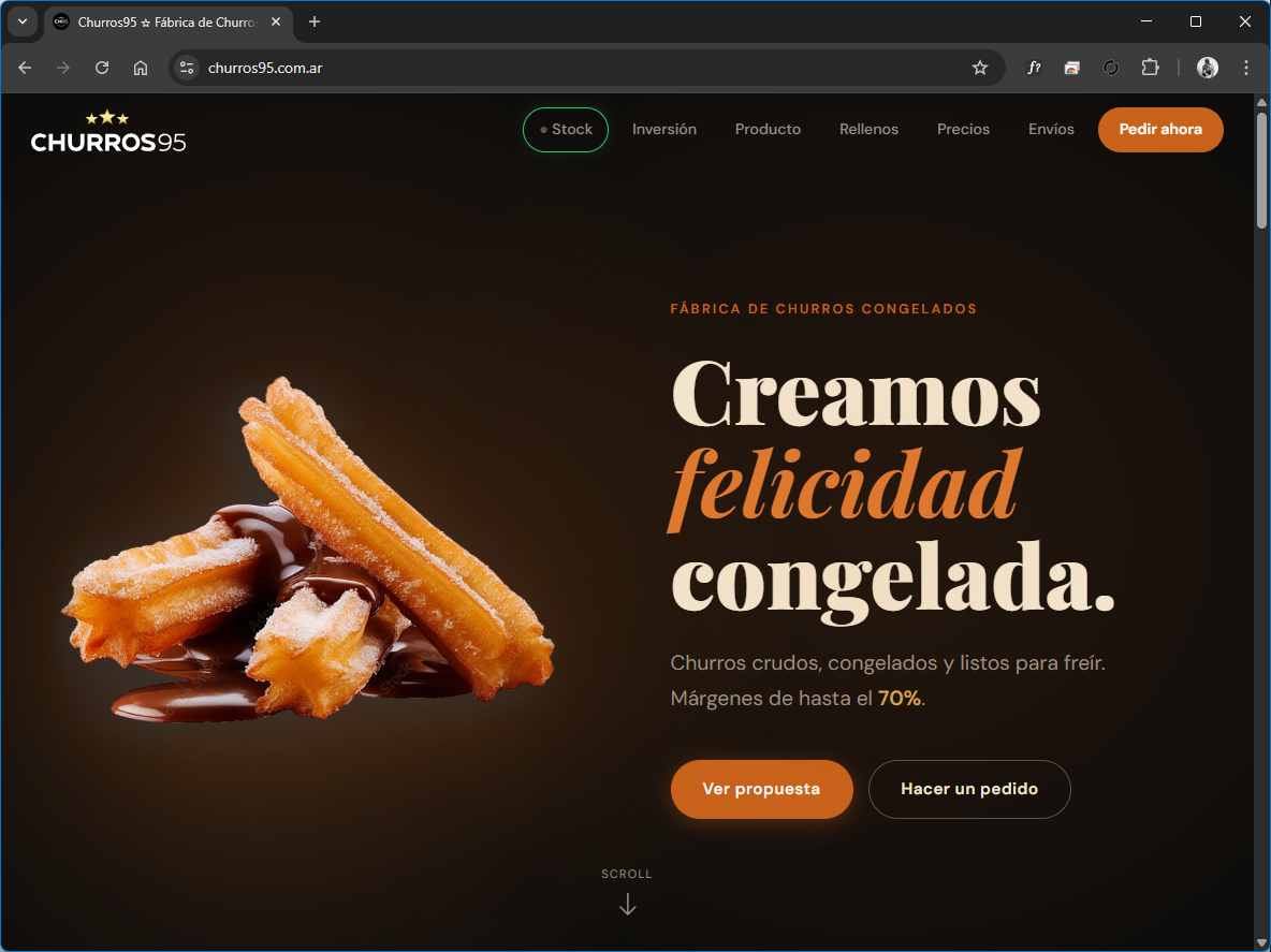 Churros 95 — Hero